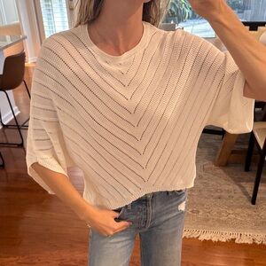 bishop + young White Knit Sweater